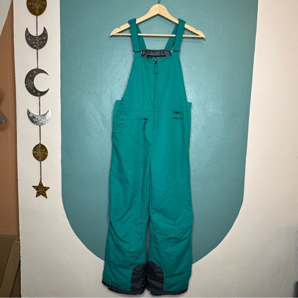 ARCTIX Youth Large Insulated Teal Bib Overalls Ski Snow gear